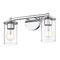 Z-Lite Thayer Vanity, 2-Light, 16 In.W x 5.75 In.L x 8.75 In.H, Chrome /Clear 742-2V-CH - alternate 4